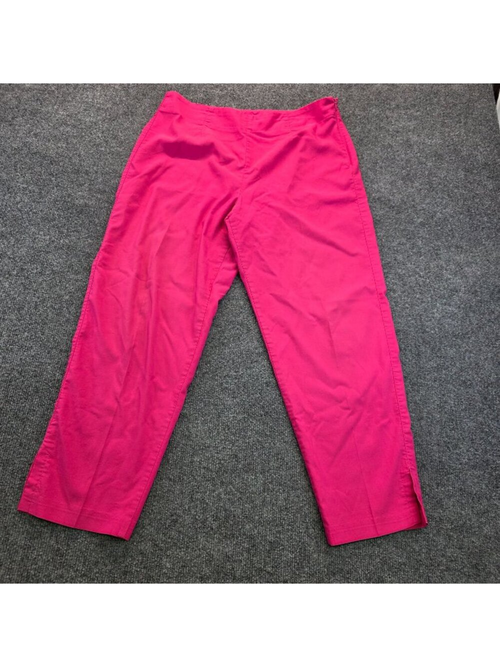 Fibers Barbara Lesser Cropped Pants 12 Pink Colorful Twee Festival Barbiecore
